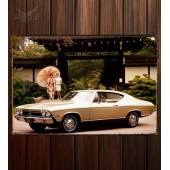 Металлическая табличка Chevrolet Chevelle Malibu SS Hardtop